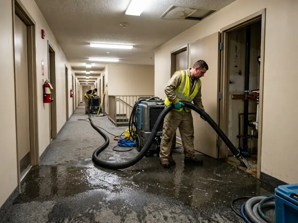 multi-unit-apartment-hallway-f-005 — frequently asked questions, Emergency Burst Pipe Water Extraction & Removal in Bowie, MD